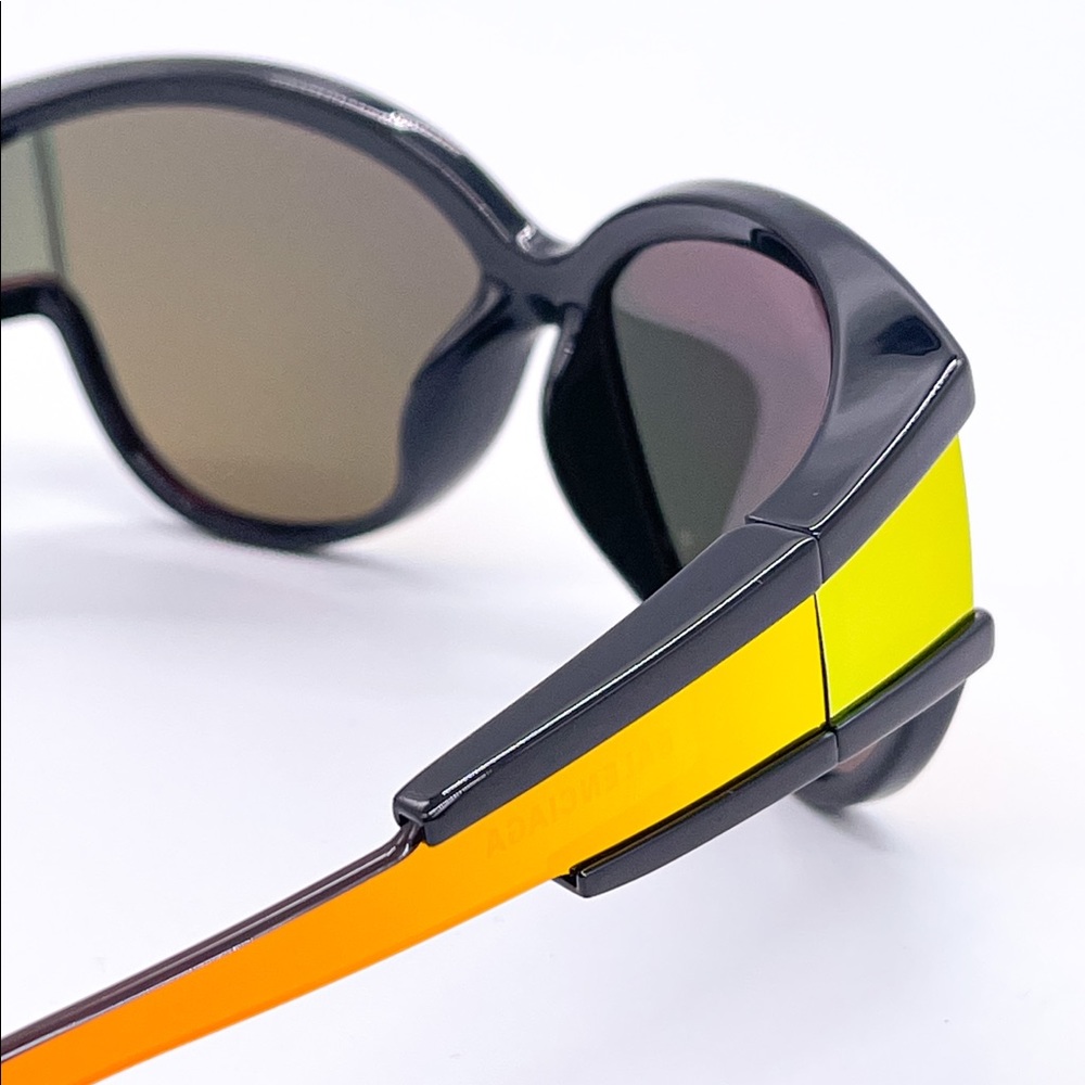 NEW BB0038SA 004 UNISEX BALENCIAGA SUNGLASSES BB0038S ORANGE - Picture 8 of 12